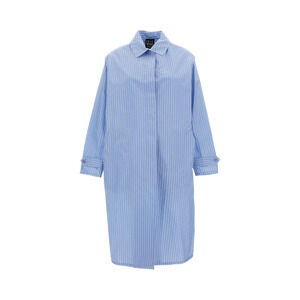 IRIE Structured Clear Blue Coat with Minimalist Aesthetic